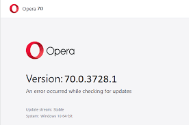 Easily share content between android and pc with the new opera touch. Troubleshooting Opera Error Checking For Updates Technipages