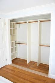 How to build a pantry. Replacing Bi Fold Closet Doors With Curtains Our Closet Makeover Driven By Decor
