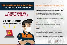 11:30 horas se activará la alerta sísmica e iniciará el simulacro. Pc Municipal Puebla S Tweet Pcinforma Toma En Cuenta Las Siguientes Acciones A Realizar El Proximo Lunes 21 De Junio Y Participa En El Primer Simulacro Nacional 2021 Recuerda Que La