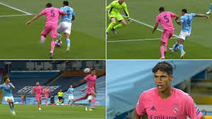 The lack of fans at the stadium seems to have affected the real madrid players. Manchester City Vs Real Madrid Varane Gifts Manchester City Two Goals Marca In English