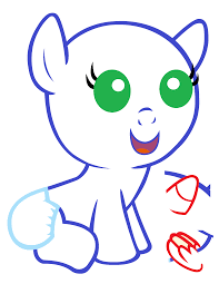 Go here for links to watch all available equestria girls content! Baby Pony Template By Beavernator On Deviantart