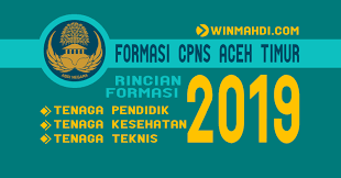 Soal tiu (tes intelegensi umum) cpns. Daftar Formasi Cpns Aceh Timur 2019 Cpns 2021 Daya Tampung Snmptn Sbmptn Umptkin
