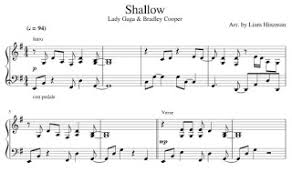 Download and print shallow (from a star is born) sheet music for easy piano by lady gaga & bradley cooper from sheet music direct. Piano Sheet Music Lady Gaga Shallow Piano Sheet Music Pdf