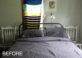 One of the basic and economical ways to give a new look to your living room can simply be by emphasizing on a particular corner or an object. Budget Bedroom Makeover Before Afters Diy Ideas Under 200