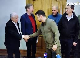 Image result for kaczyński w kijowie