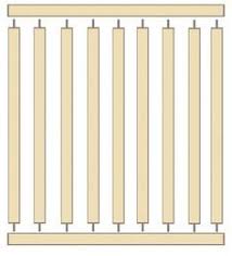 Tenons Entre Lames Horizontales Et Verticales Claustra Bois Claustra Claustra Bois Interieur