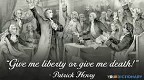 Image result for patrick henry i know not what course