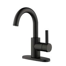 Shop allmodern for modern and contemporary matte black bathroom sink faucets to match your style and budget. Jacuzzi Duncan Matte Black 1 Handle 4 In Centerset Watersense Bathroom Sink Faucet With Drain And Deck Plate In The Bathroom Sink Faucets Department At Lowes Com