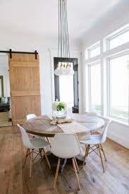 Round Game Table And Modern Chairs Modern Farmhouse Dining Room Farmhouse Dining Room Table Modern Farmhouse Dining
