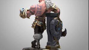 This product comes in a custom designed box. Artstation Braum Figure Dragonfly Studio