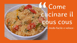 Il cous cous (o cuscus) è un tipo di alimento caratteristico della tradizione nordafricana: Come Cuocere Il Cous Cous Youtube