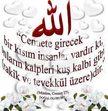 Cennete Girecek Bir Kisim Insanlar Vardir Ki Onlarin Kalpleri Kus Kalbi Gibi Rakik Ve Tevekkul Uzere Dir Muslim Cennet 27 Bir