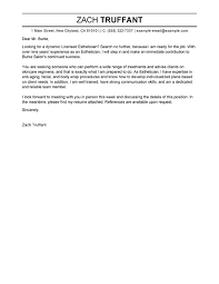 Best Esthetician Cover Letter Examples Livecareer