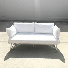 Because of the cool, yet smart appearance of our white chrome framed leather chair, this sofa hire range is a popular choice for many london locations, and other venues throughout the uk. White Outdoor Couch Lounge Furniture Wedding Hire Wanaka Events