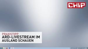 Kann ich den livestream mobil sehen? Ard Livestream Im Ausland So Klappt S Chip