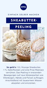 Sheabutter Ein Paar Haferflocken Und Etwas Meersalz Mehr Zutaten Braucht Es Fur Ein Diy Peeling Nicht Noch Mehr Reze Sheabutter Haut Und Haar Haare Pflegen