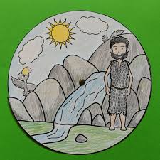 A downloadable coloring page showing elijah praying that the lord would set his sacrifice on fire in front of the 450 prophets of baal from 1 kings 18. Elijah Preschool Bible Lesson Trueway Kids