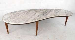 Mid Century Modern Italian Marble Kidney Shaped Coffee Table At In Awesome Mid Century Marble Coffee Table Modern Inredning