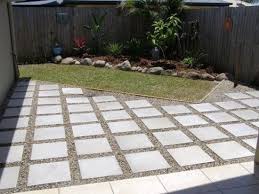 Fresh Backyard Landscaping Design Ideas On A Budget Frugal Living Diy Concrete Patio Paver Patio Outdoor Patio Designs