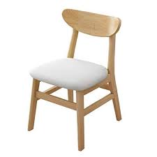 Xsj Chairs Solid Wood Dining Chair Waterproof Cloth Comfortable Backrest And Upholstered Padded For Solid Wood Dining Chairs Dining Chairs Wooden Dining Chairs