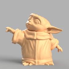 3d Printable The Child Baby Yoda By Christopher Frieze Star Wars Cartoon 3d Printing Toys 3d Printing Diy