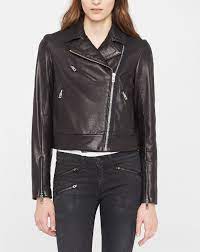 Pop In Nordstrom X Rag Bone Nordstrom Fashion Clothes Women Leather Biker Jacket Collarless Jacket