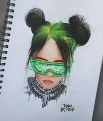 Pin By Zeynep On Billiefreakingeilish Billie Billie Eilish Drawings