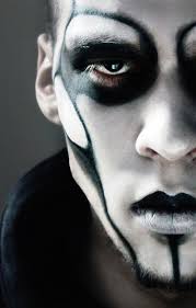 Maybe you would like to learn more about one of these? Spooky Horror Goth Men S Make Up Male Makeup Gothic Makeup Halloween Makeup