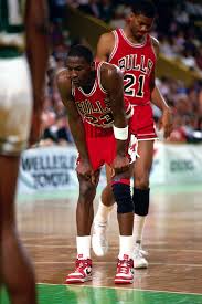 Emocionante partido de playoffs entre bulls vs celtics en la nba. God Disguised As Michael Jordan Chicago Bulls