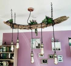 Driftwood chandelier,wood ceiling hanging light,driftwood lamp,lighting,beach,coastal,nautical,rustic,farmhouse,lake,wood lamp,cottage driftwoodandpebbles. Diy Which Driftwood Hanging Lamp Is The Most Beautiful Which Building Do You Build Beautiful Build Hanging Lamp Diy Driftwood Chandelier Diy Chandelier