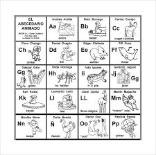 Spanish Alphabet Chart Printable Free Www