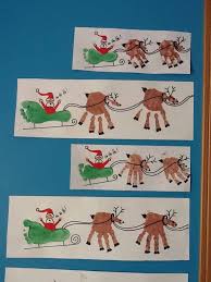 Crafts Actvities And Worksheets For Preschool Toddler And Kindergarten Santa Claus Crafts Reindeer Handprint Christmas Crafts