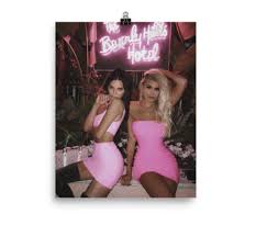 This aesthetic is kinda known as an 'instagram' aesthetic, (even though you can find all of them on instagram) because it's just very popular on there. Kylie And Kendall Aesthetic Baddie Poster Shop Jade Design