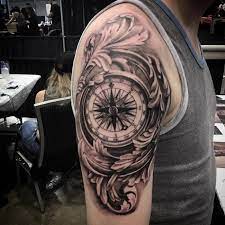 Trendy tattoos new tattoos tatoos tattoo sketches tattoo drawings sextant tattoo tattoo no peito fuchs tattoo compass tattoo design. 75 Rose And Compass Tattoo Designs Meanings Choose Yours 2019