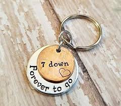 Copper gifts for him can have heart warming hidden meanings whilst also being useful, and this little guy is a proof. 7 Year Copper Anniversary 7th Year Anniversary Penny Keychain Anniversary Gift Gifts For Men Boyfriend Gift Gift For Wife Husband Gift Accessories Keychains Surasulalbastru Ro