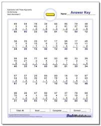 Rocket Math Division Worksheets Subtraction Worksheets With Three Arguments Subtraction In 2020 Math Division Worksheets Math Division Subtraction Worksheets