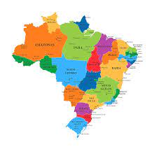 It stretches from amazon basin in the north to the massive lguacu falls in the south. Brazil Maps Facts World Atlas