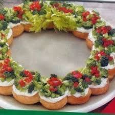 Christmas Wreath Appetizer Recipe Recipe Christmas Appetizers Christmas Party Food Christmas Food