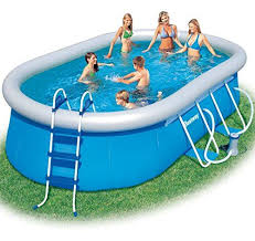 Oval Fast Pool Set 488x305x107cm Grosse 488 X 305 Cm 107 Cm Hohe Inklusive Bestway Filterpumpe Pumpenleistung Circa 3028 Liter Pro Stund Pool Bestway Hot Tub