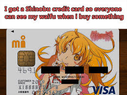 Hot promotions in anime credit card on aliexpress: R Animemes On Twitter My New Credit Card Animemes Memes Anime Https T Co 1gwo8xjucn