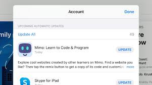 How to tell user that application on appstore has been updated?do i have to write the functionality in the code to show the update popover or is it. Apple Re Releases App Updates To Fix Ios Family Sharing Bug Appleinsider