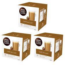 Nescafé dolce gusto worldwide channel. 3x Nescafe Dolce Gusto Cafe Au Lait 16 Pods Capsules Coffee From Germany Ebay