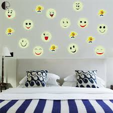 Emoji room decor emoji balloons and centerpieces | emoji. Luminous Emoji Wall Sticker Home Decoration Vinyls Wall Decor For Kids Room Diy Wallpaper For Kids Room Hh1402 Stickers Home Decor Wall Stickers Home Decordecoration For Kids Room Aliexpress