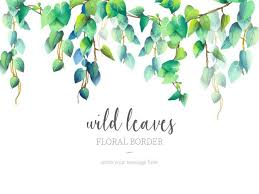 Ai (adobe illustrator) eps (encapsulated postscript). Download Wild Leaves Floral Border For Free Floral Border Wedding Invitations Leaves Wedding Leaves