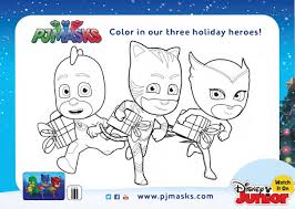 These printable pj masks coloring and sticker pages are ideal for your child's birthday party or other activities. Free Holiday Pj Masks Coloring Pages And Activity Sheets
