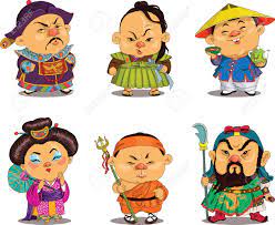 Xiao'er seems to end up in the wrong place at the wrong time. Cartoon Vector Funny Chinese People In National Costumes Travesty Royalty Free Cliparts Vectors And Stock Illustration Image 48770600