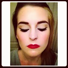 1950s inspired makeup