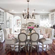 If you are after more living room ideas, make sure you check out our ultimate gallery too. French Cottage Style Dining Room And Kitchen Country Dining Rooms French Country Dining Room French Country Dining Room Table