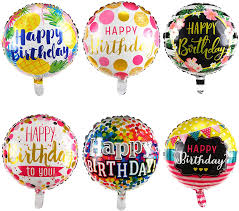 31,000+ vectors, stock photos & psd files. Amazon Com Happy Birthday Foil Balloons Round Mylar Helium Balloon Party Decorations Supplies 18 Inch Pack Of 6 Toys Games