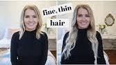 These types of hair extensions include: Clip In Hair Extensions For Thin Hair Youtube